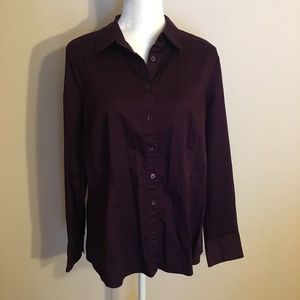 Deep Purple Dress Shirt EUC